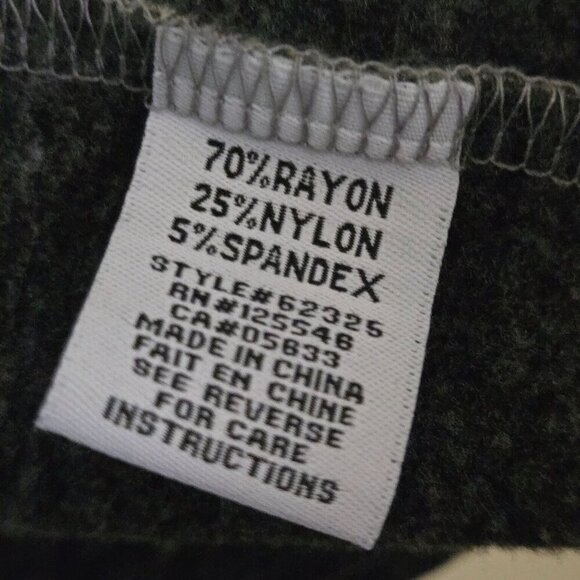 Habitat Gray Colorblock Felt Soft Lagonlook Hidden Snap Closure Jacket Size L - Picture 8 of 8